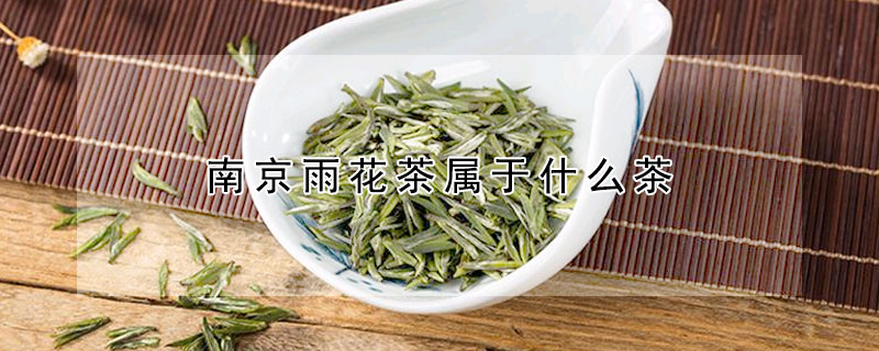 南京雨花茶屬於什麼茶