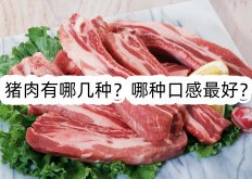 <strong>豬肉有哪幾種？哪種口感最好？</strong>